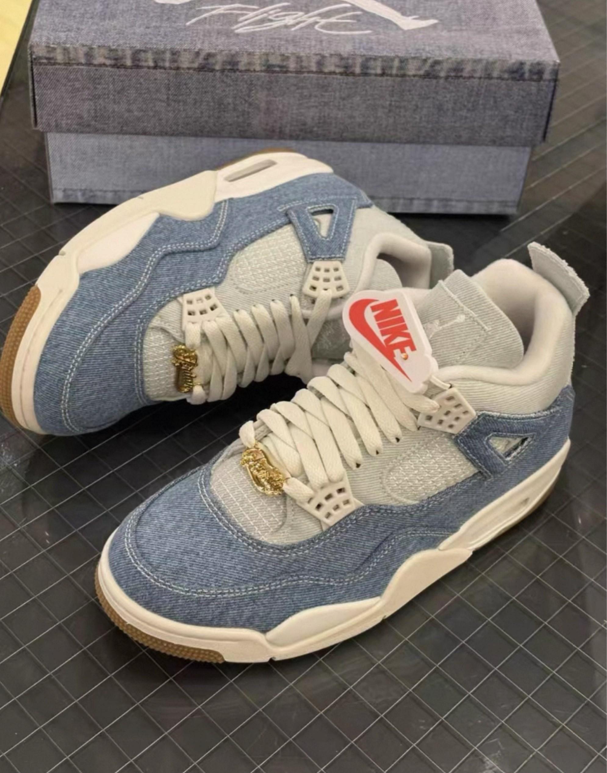 牛仔质感AJ4,复古潮范拉满